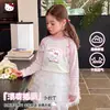 Camiseta de Otoño de Manga Larga para Niñas Mayores con Adorno de Encaje, Corte Holgado, Manga Ranglán y Diseño Patchwork