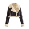 Comercio Exterior Ropa de Mujer al por Mayor 2023 Otoño e Invierno Nueva Chaqueta Corta Casual Urbana Street 9090