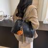 Bolso Boston Retro de Alta Gama para Mujer Nuevo Estilo Otoño e Invierno 2026 Texturizado para Hombro, Axila, Viajero, Bolso de Mano