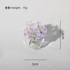 Zibo Glaze Atacado Buquês de Flores Artificiais de Vidro Feitos à Mão, Flores Preservadas, Decorações de Mesa, Pequenos Artesanatos de Flores, Lembrancinhas