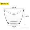 Cubo de Hielo de Plástico Engrosado de 4L Cubo de Hielo para Mascotas Champagne Vino 8L Barra KTV Cubo para Cubitos de Hielo de Bebidas Cerveza en Stock