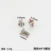 Piezas empotradas de cobre puro, accesorios de ferretería para muebles, tapones de expansión para reparación de agujeros de bisagras de puertas de gabinetes, tuerca tres en uno para paneles de madera