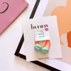 Novo Prendedor de Cabelo Colorido Arco-Íris M Bean Infantil Coreano Par de Corda para Rabo de Cavalo Colorida Fluorescente Brilhante para Meninas