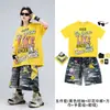 Roupas da moda infantil para dança de rua estilo hip-hop roupas hip-hop legais e estilosas para meninos e meninas para apresentações de rua infantil