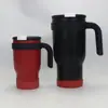 Copo de Gelo de Grande Capacidade com Tapete Antiderrapante, Porta-Copos de Carro, Copo de Aço Inoxidável, Copo Térmico, Copo de Escritório com Alça
