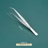 Pinça de Aço Inoxidável 304 Anti-Iodóforo Pinça Médica em Formato de Pistola Ferramentas para Arte do Chá e Jardinagem Aquática Pinça Espessada 403