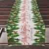 Amazon Nuevo Bandera de Mesa Navideña Decoración de Ambiente para Fiesta Navideña Restaurante Mantel Americano de Lino Aislante