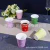 Taza Grande de Cerámica Color Caramelo, Taza de Café Gruesa Anti-Quemaduras, Taza de Té Portátil, Taza de Papel Anti-Escarcha Copo de Nieve Azul Tiffany Regalo