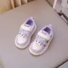 Zapatillas de lona para niñas My Melody, colección de primavera, zapatos blancos, nuevo estilo de primavera 2025, zapatillas deportivas casuales de suela blanda para niños