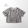 Camisetas de Algodão Puro de Manga Curta Estampadas Personalizadas para Meninos e Meninas Estilo Coreano Estilo Japonês Tops para Bebês de 2 a 5 Anos Roupas Infantis Atacado
