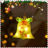 Decoración Navideña Luces LED Vestimenta Festiva Luces Colgantes Atmósfera del Árbol de Navidad Luces Nocturnas Colgante Pintado Copos de Nieve