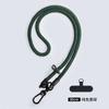 Cordão para Celular Pendurado no Pescoço Transversal 8mm Tira Trançada Corda Curta para Pulso Capa de Celular Cadeia de Cordão Atacado Fábrica