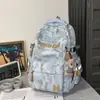 Mochila Nueva Estilo Coreano Ins Estilo Ropa de Trabajo Mochila de Pareja de Moda Gran Capacidad Estudiante de Secundaria Mochila con Cojín de Aire