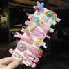 Grampo de Cabelo Infantil para Meninas, Presilha para Franja Lateral, Presilha Bb Fofa da Moda, Presilha Bico de Pato, Acessório Super Adorável para Cabelo de Bebê