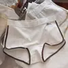 Calzoncillos tipo bóxer de algodón puro para niñas, estilo Academia Clase A, de cintura media para mujer con entrepierna extendida, Venta al por mayor