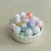 16mm Glitter Fino de Duas Cores Luminous Pumpkin Beads Artesanal DIY/Corrente de Celular Chaveiro com Contas Acessórios para Pendurar na Bolsa