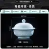 Porcelana Exquisita de Jingdezhen Cerámica Yingqing Vajilla Platos Tazones de Fideos para el Hogar Platos hondos Color bajo vidriado Regalo Sencillo para Inauguración de Casa