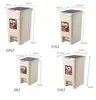 Cubo de basura para el hogar con pedal, a prueba de olores, creativo, para baño, sala de estar, dormitorio, cocina, inodoro doméstico con tapa