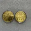 Nanjing Wenchuang Ciudad Monumento Souvenir Tres Capas Madera Magnético Pegatina para Refrigerador Atracciones de la Universidad de Nanjing Fábrica Venta al por Mayor