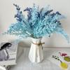 Simulado Pequeno Punhado de Espigas de Arroz de Plástico como Base para Decoração de Casamento, Arranjo de Flores, Flores Artificiais, Plantas Rime, Flores Artificiais Atacado