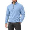 Chaqueta para Hombre de Comercio Electrónico Transfronterizo Personalizada Chaqueta de Forro Polar Otoño e Invierno Acolchada con Terciopelo Grueso Sudadera con Capucha Superior 300g