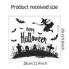 Fan Xi fun-m188 Bruja de Halloween Murciélago Lápida Decoración de Baño Inodoro Pegatinas para Inodoro Venta al por Mayor