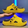 Chanclas para hombre de suela gruesa, resistentes al desgaste, transpirables y antideslizantes, nuevo estilo verano 2026, adecuadas para conducir y uso exterior, sandalias de playa