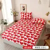 Sábana bajera ajustada antideslizante de seda helada transfronteriza para comercio exterior, protector de colchón de cobertura total para el hogar, dormitorio de estudiante, apartamento, disponible en varios tamaños