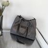 Bolso de gran capacidad para mujer, primavera 2023, nuevo, moderno, con textura, para ir al trabajo, informal, para llevar al hombro o bajo el brazo.