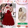 Noite Dourada Lingerie Sexy Roupa de Natal para Mulheres Halloween Menina Coelho Fofa Uniforme Sexy Conjunto Roupa de Ano Novo Qqny