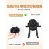 Peluca de Moño Bajo con Pinza de Garra para Mujer, Lazo de Mariposa, Moño Postizo, Herramienta Natural Esponjosa para Recogido, Extensiones de Peluca