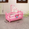 Casinha de Bonecas Brinquedo Acessórios de Casa de Bonecas Cama de Bebê Mini Mobiliário de Quarto Berço Cama Miniaturas Pequenos Enfeites Transfronteiriços