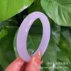 Pulsera morada lila para mujer fuente de regalo para transmisión en vivo pulsera de jade sintético pulsera de jade rosa flor de durazno rosa para niña
