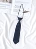 Corbata corta JK para niños, camisa de estilo universitario japonesa con lunares rojos para estudiantes de primaria, uniforme, accesorios gratuitos
