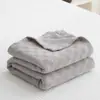 Manta fina de gasa de algodón de verano para siesta individual, adecuada para uso en la oficina y en el sofá, manta para aire acondicionado