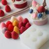 Serie de Frutas Transfronterizas Naranja Fresa Arándano Frambuesa Forma Fondant Decoración de Pastel DIY Yeso Molde de Silicona