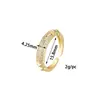 Europeo y Americano Más Vendido Microincrustado Circonita Cuadrado Cono Remache Pulsera Anillo Set Accesorios Versátil Simple Fábrica Al Por Mayor
