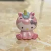 Orelha Longa Única Coelho Senhorita Gata Senhorita Gato Sentado Pégaso DIY Material Artesanal Acessórios Brincos de Boneca