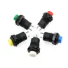 Interruptor de botón redondo DS-425, apertura de 12.5MM, con bloqueo, autoblocante, no autoblocante, botón de reinicio automático, disponible en rojo, verde, azul, amarillo y negro