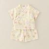 Ropa para Niños Huzhou Zhili Conjunto de Verano para Niños Estilo Coreano Algodón Puro Bebé de un Año Mangas Cortas Ropa Delgada de Verano para Niños