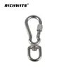 Suministros Accesorios Correa para Mascotas Hebilla de Acero Inoxidable para Correa de Perro Anillo en Forma de 8 Anillo Conector Giratorio en Forma de 8 para Mascotas