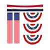 Decoração de Exterior para o Dia da Independência Americana Transfronteiriça Conjunto de Couplets Bandeira da Amazonia Faixa de Varanda