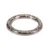 Fivela de anel circular com diâmetro interno de 23mm círculo fivela de pino para bagagem sapato flor de sapato acessórios de vestuário banho de barril branco escovado