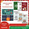 Conjunto de toalhas de cozinha estampadas para feriados de comércio exterior, conjunto de toalhas de cozinha de Natal, personalização de toalhas estampadas para o Dia de Ação de Graças e Halloween