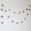 4 metros flor de papel de estrella de cinco puntas Flor de papel de estrella estrella de cinco puntas dorada banderín de estrella barra colgante de estrella decoración de boda estrella de cinco puntas