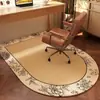 Alfombra de Gama Alta, Alfombrilla para Suelo de Silla Giratoria, Tocador, Silla de Oficina Antideslizante para Estudio, Alfombrilla Protectora para Suelo de Dormitorio, Silenciosa y Lujosa