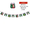 Banners e Decorações Temáticas de Natal para Montagem de Atmosfera de Festa de Fim de Ano, Decorações de Natal em Desenho Animado, Bandeiras e Guirlandas Penduradas