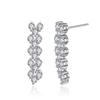 Moda coreana transfronteriza joyería de comercio exterior aretes romanos incrustación de circonio aretes de estrella feliz familiar