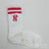 Nuevos Calcetines Bordados con Letra Ny de Estilo Coreano para Hombres y Mujeres, de Caña Alta, Calcetines Modernos para Todas las Estaciones, Calcetines Deportivos Versátiles para Parejas