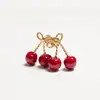 Brincos de Cereja Doce para Mulheres, Simples, Modernos, Personalizados, Brincos Elegantes, Brincos com Design de Nicho